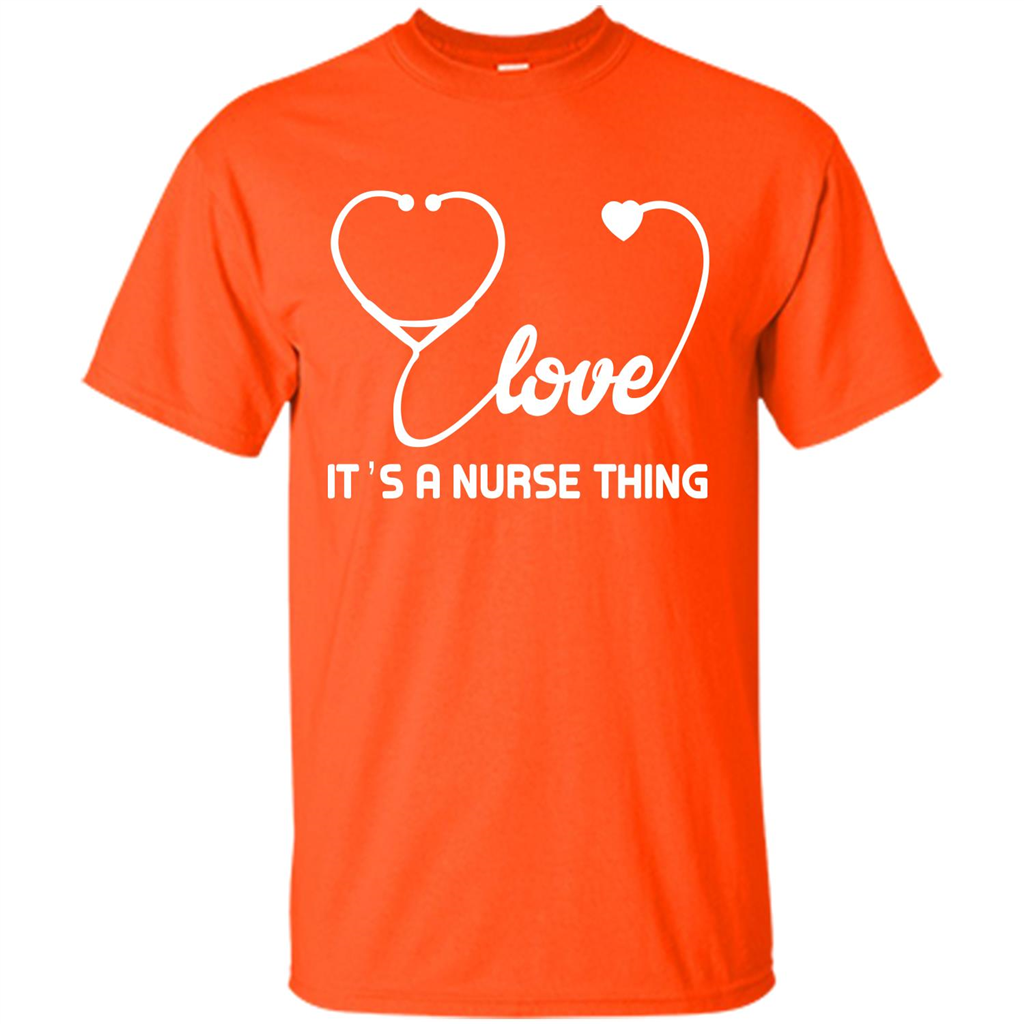 Nurse T-shirt It_Ñés A Nurse Thing Orange