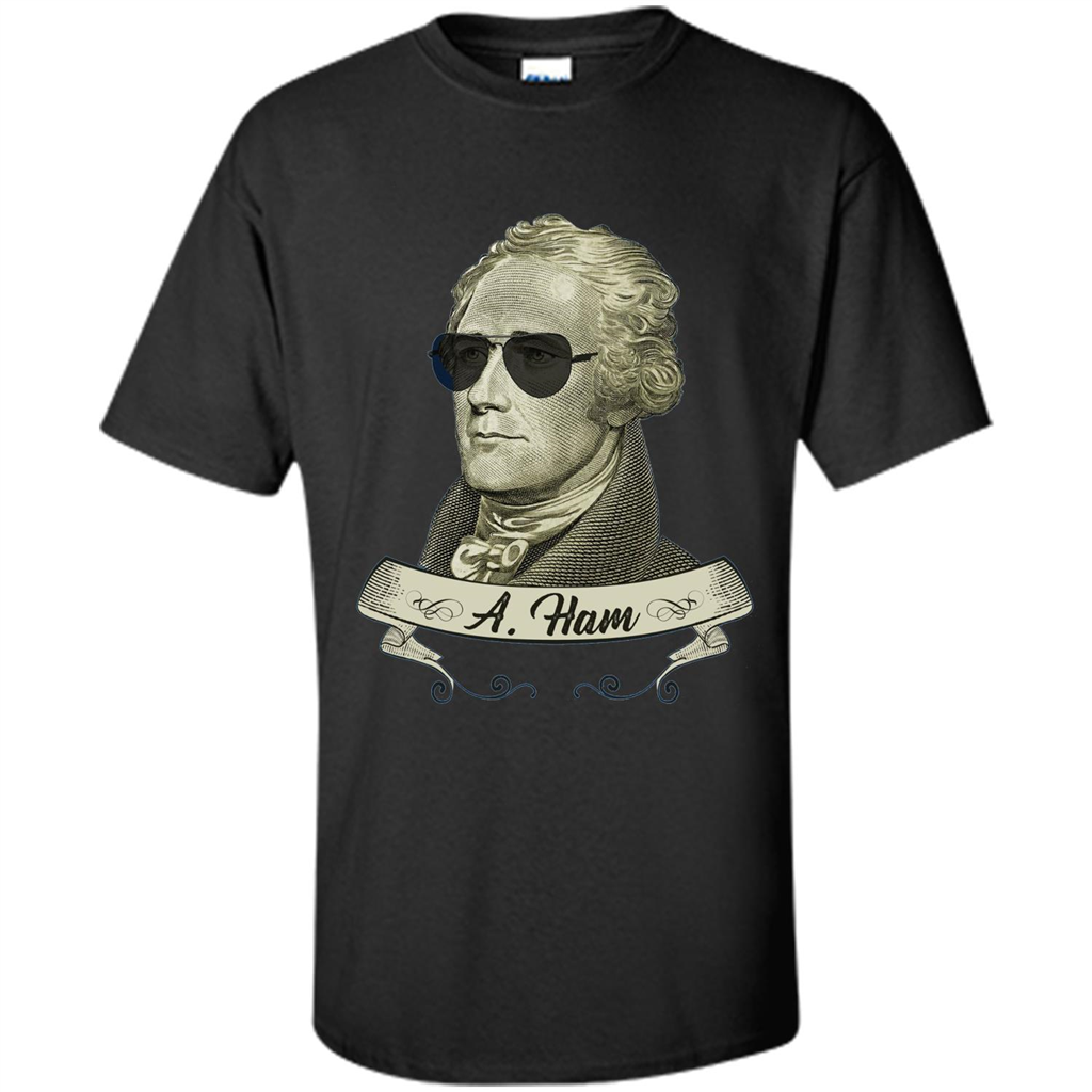 Cool Sunglasses T-shirt Funny Hamilton T-shirt Black