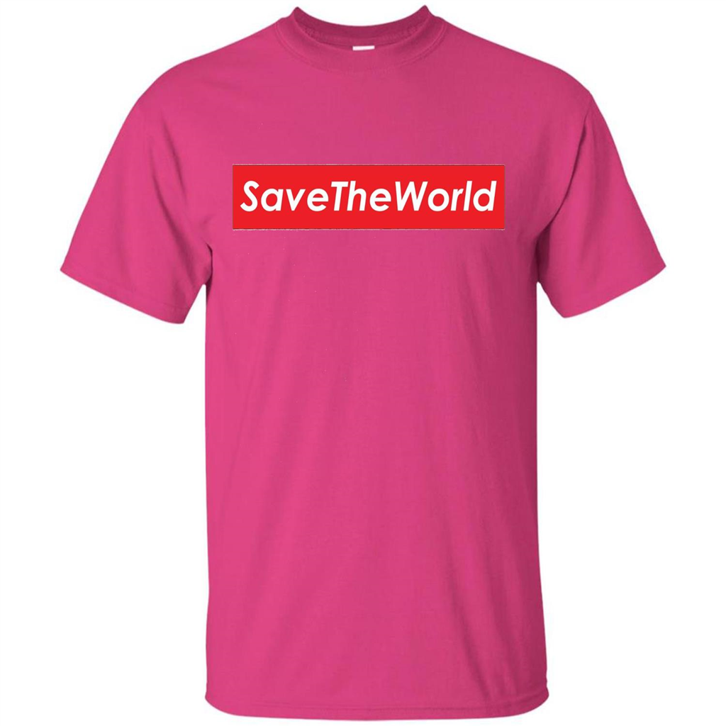 Save The World T-shirt Heliconia