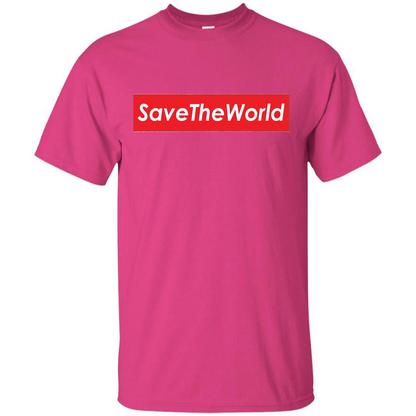 Save The World T-shirt Heliconia