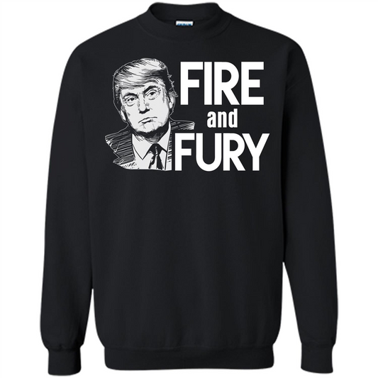 American T-shirt Fire And Fury Black