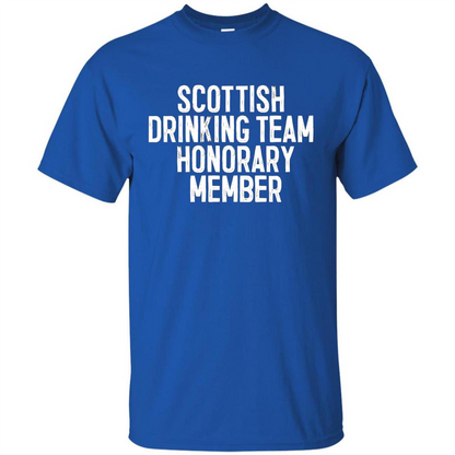 Scottish Drinking Team Honorary Member T-Shirt Royal