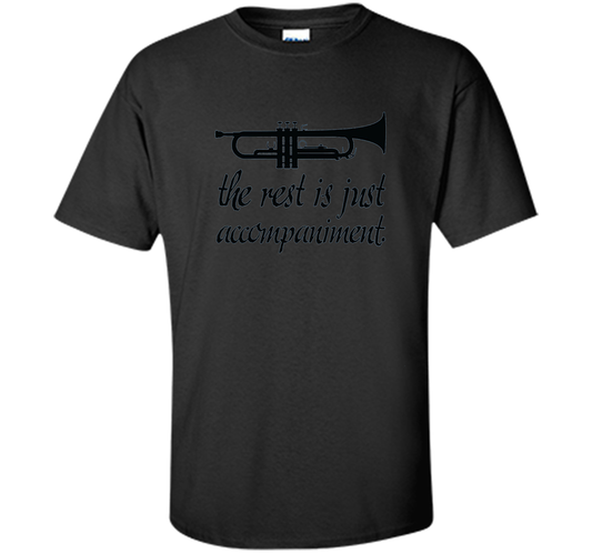 Trumpet Music Band T-shirt Black