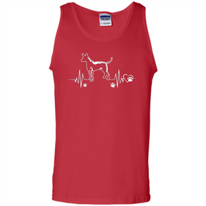 Heartbeat Mexican Hairless Dog T-shirt Heartbeat Paw Dogs