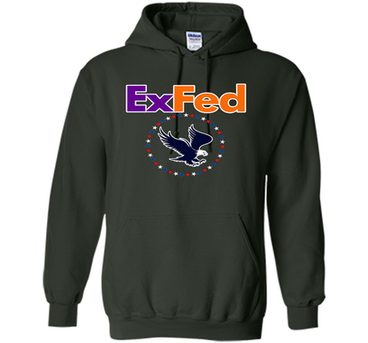 Funny Retired Federal Government Worker EX FED T-shirt t-shirt Forest Green