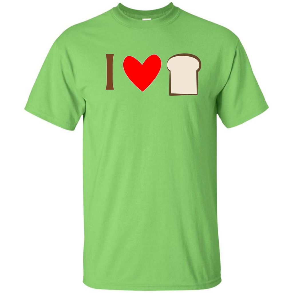 I Love White Bread T-shirt Lime