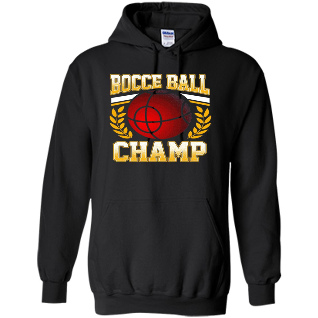Bocce Ball Champ T-Shirt Bocce Ball Player Black