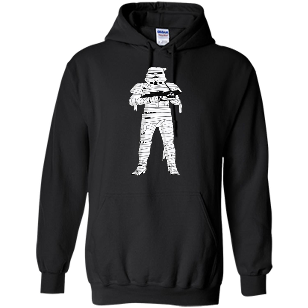 Stormtrooper Mummy Wraps Halloween T-Shirt Black