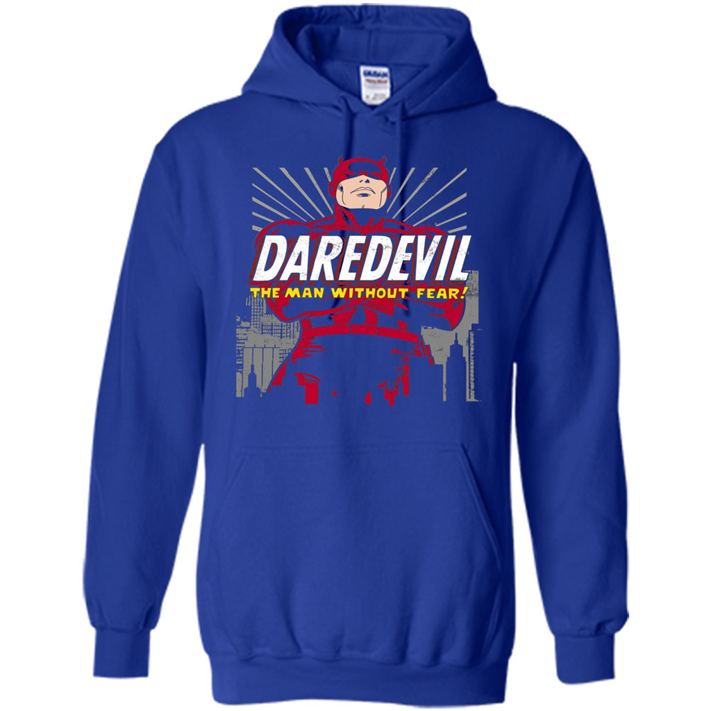 Movies T-shirt Marvel Daredevil The Man Without Fear Royal