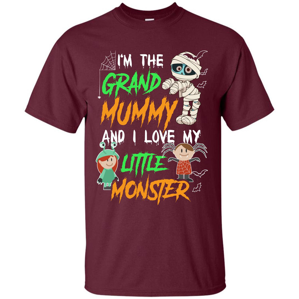 Halloween T-shirt Grand Mummy T-shirt Maroon