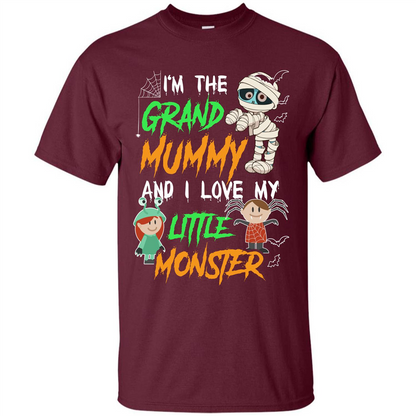 Halloween T-shirt Grand Mummy T-shirt Maroon