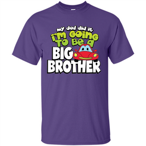 Car Brother T-shirt I'm Going To Be a Big Brother