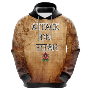 Attack On Titan - Military New Unisex 3D Hoodie