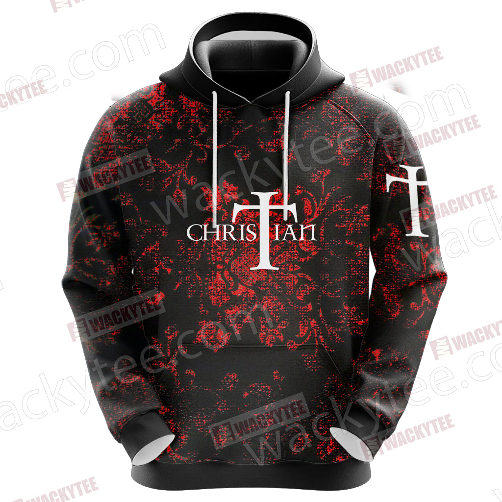 Cross Gothic Christian Unisex 3D Hoodie