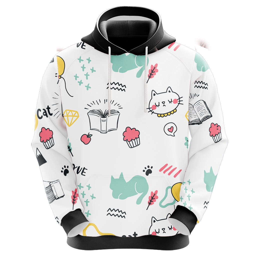 I'm Sorry I Only Date Fictional Characters Cats Anime Unisex 3D Hoodie