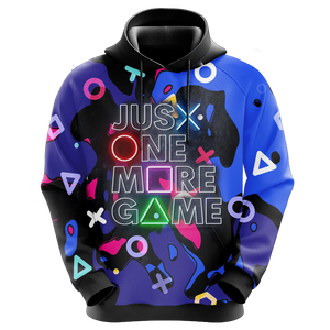 Just One More Game Unisex 3D Hoodie