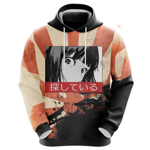 Sad Japanese Girl 3D Hoodie