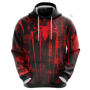 Spider-Man With Great Power Comes Great Responsibility Unisex 3D Hoodie