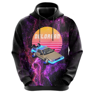 Delorean Space Unisex 3D Hoodie