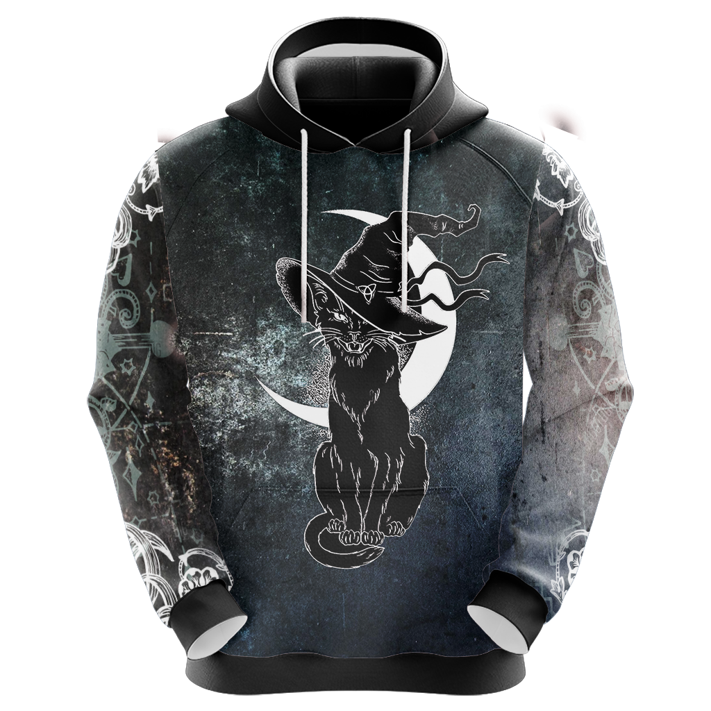 Black Cat Witches Unisex 3D Hoodie