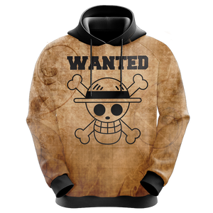 One Piece - Wanted Dead or Alive Unisex 3D Hoodie