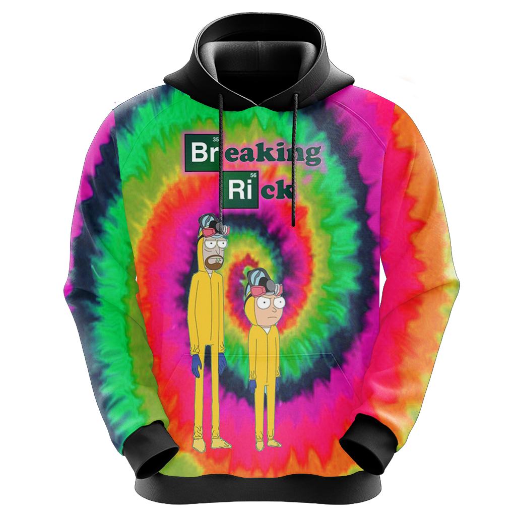 Breaking Bad x Rick and Morty Unisex 3D Hoodie
