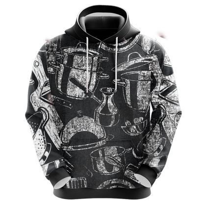 Cooking I Cook Therefore You Eat Unisex 3D Hoodie