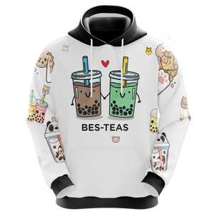 Friendship x Boba Tea Bes-Teas Unisex 3D Hoodie