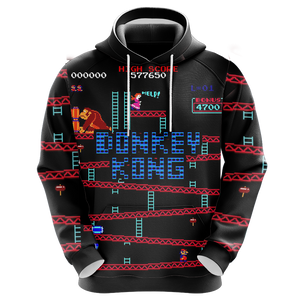 Donkey Kong New Game Unisex 3D Hoodie