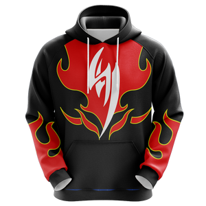 Tekken Jin Kazama Red Flame Unisex 3D Hoodie