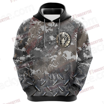 US Army Veteran Unisex 3D Hoodie