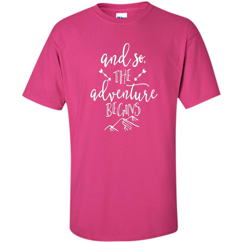 And So the Adventure Begins T-shirt Heliconia