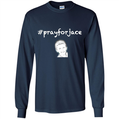 Pray for Jace T-shirt Navy