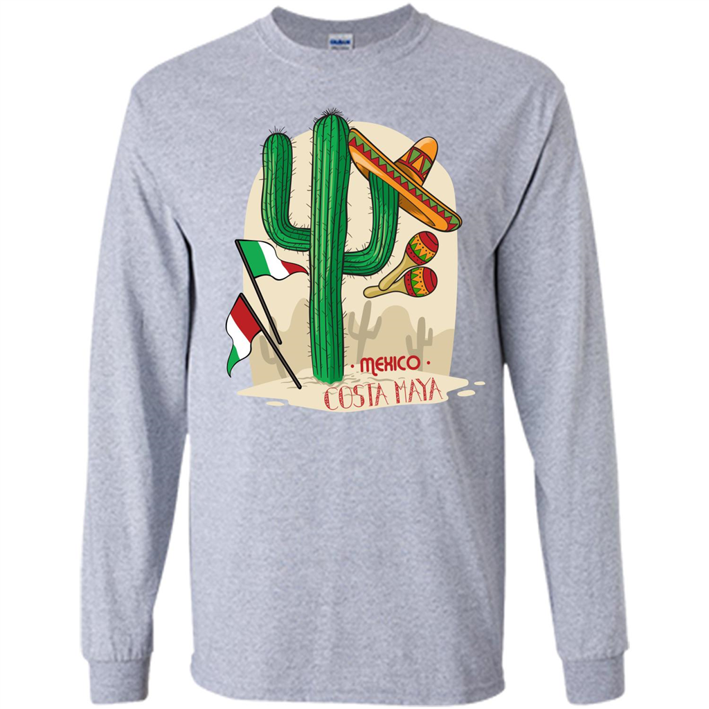 Summer T-shirt Mexico Costa Maya Sport Grey