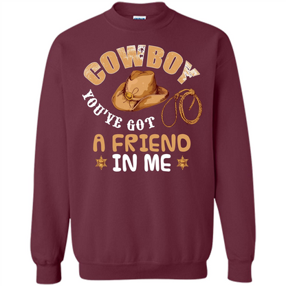 Cowboy You've Got a Friend in Me T-shirt Maroon
