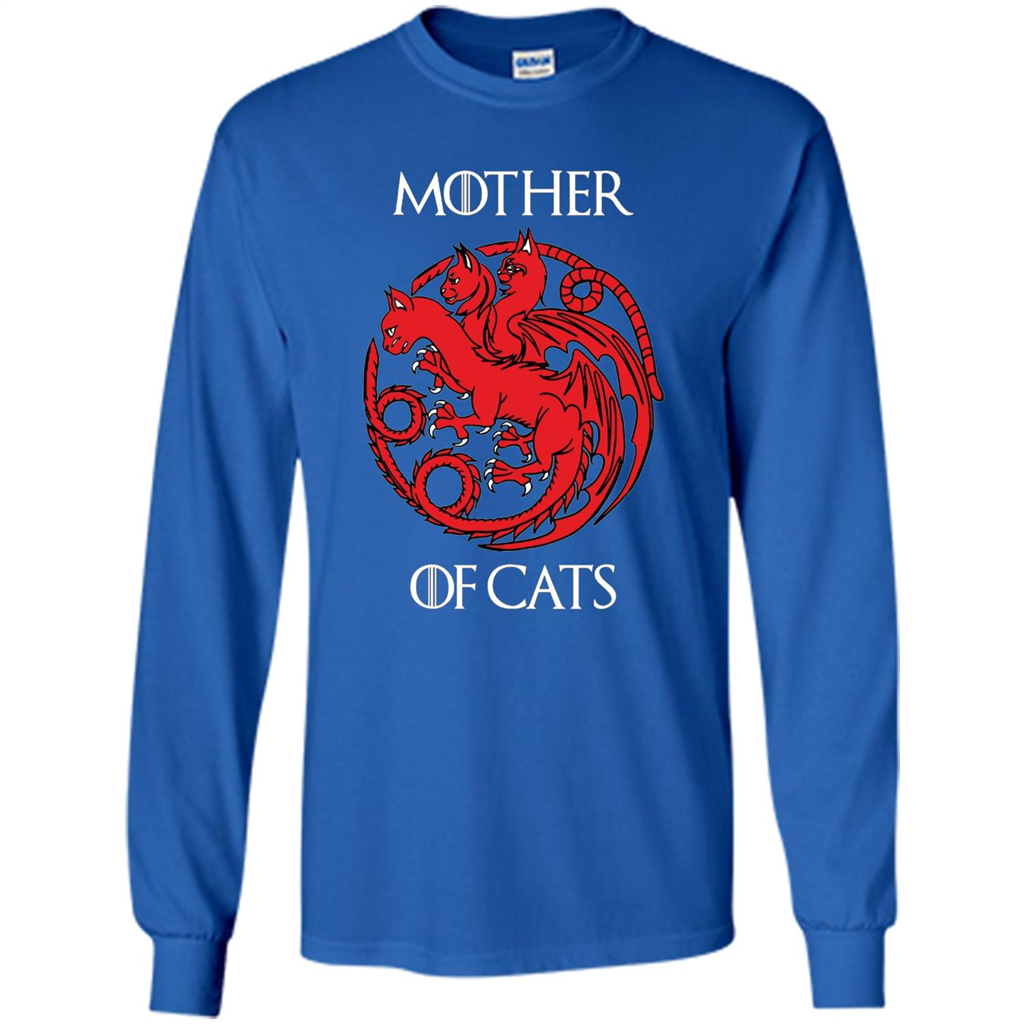 Cat Lovers T-shirt Mother of Cats Royal