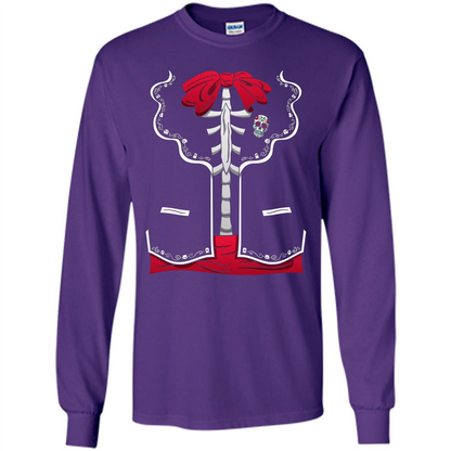 Halloween Costume Dia De Los Muertos T-Shirt Day Of The Dead Purple