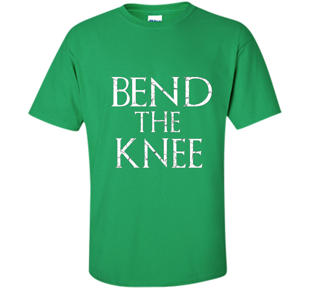 Game Of Thrones T-shirt Bend The Knee Lord T-shirt Irish Green