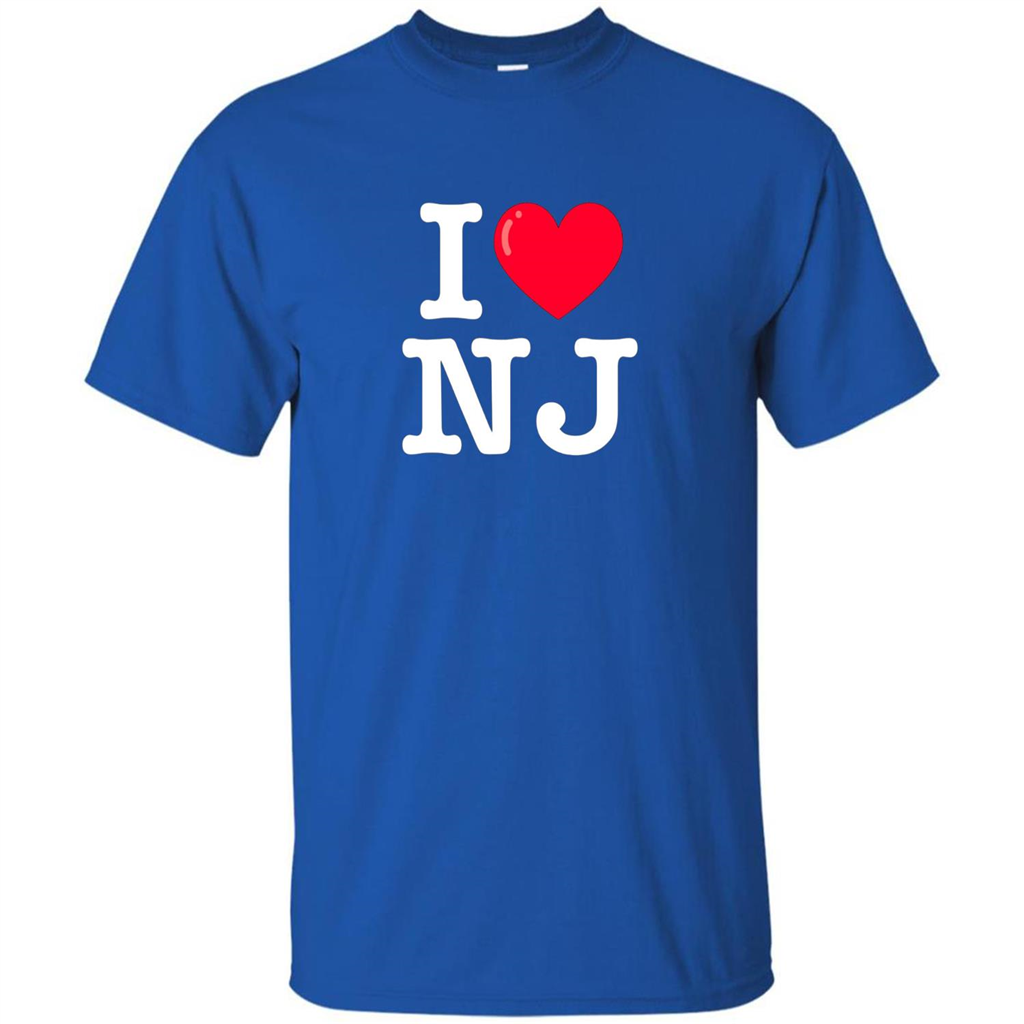 I Heart NJ T-Shirt I Love NJ Royal