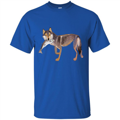 Sea Wolf T-shirt Fish and Wolf Royal