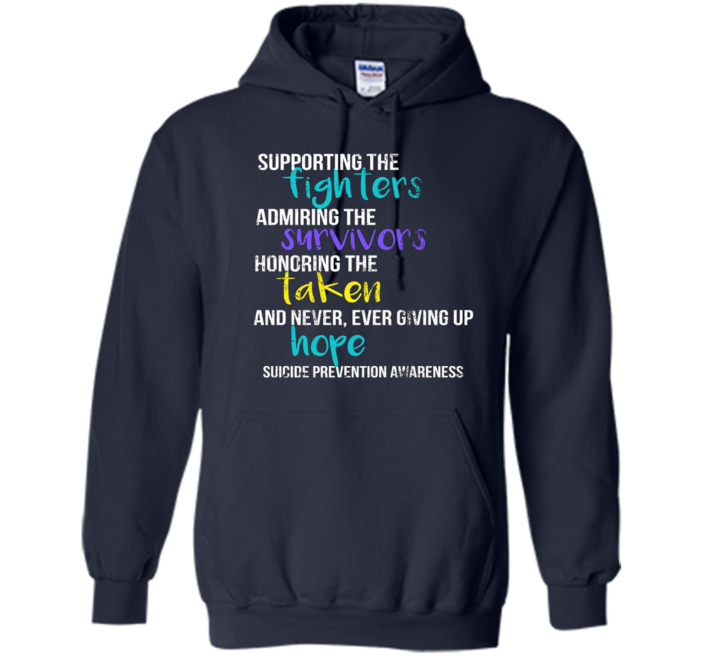 Vintage Suicide Prevention Awareness T-Shirt Distressed shirt Navy