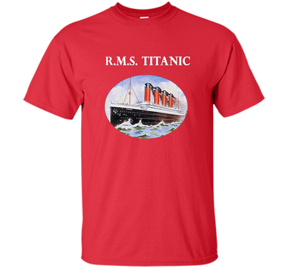 R.M.S. Titanic T-shirt Red