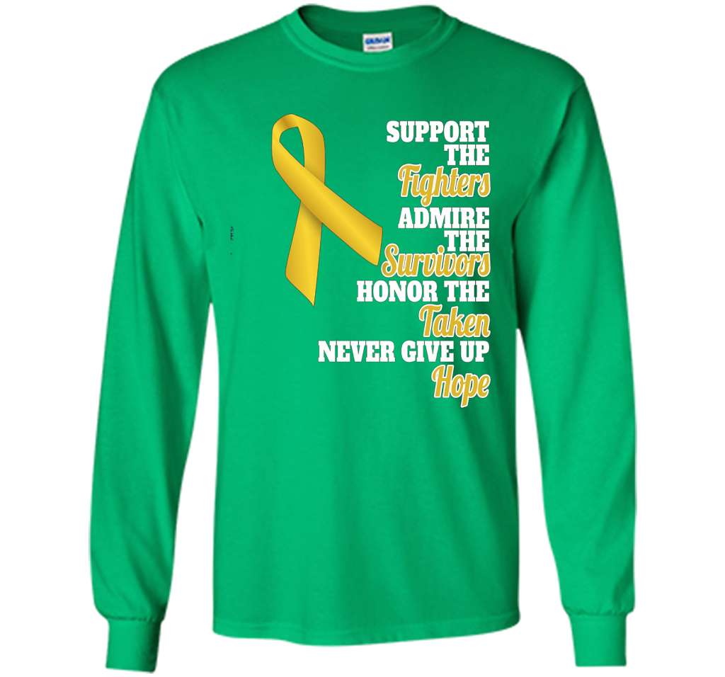 Cancer Awareness T-shirt Support Childhood Cancer Awareness Irish Green