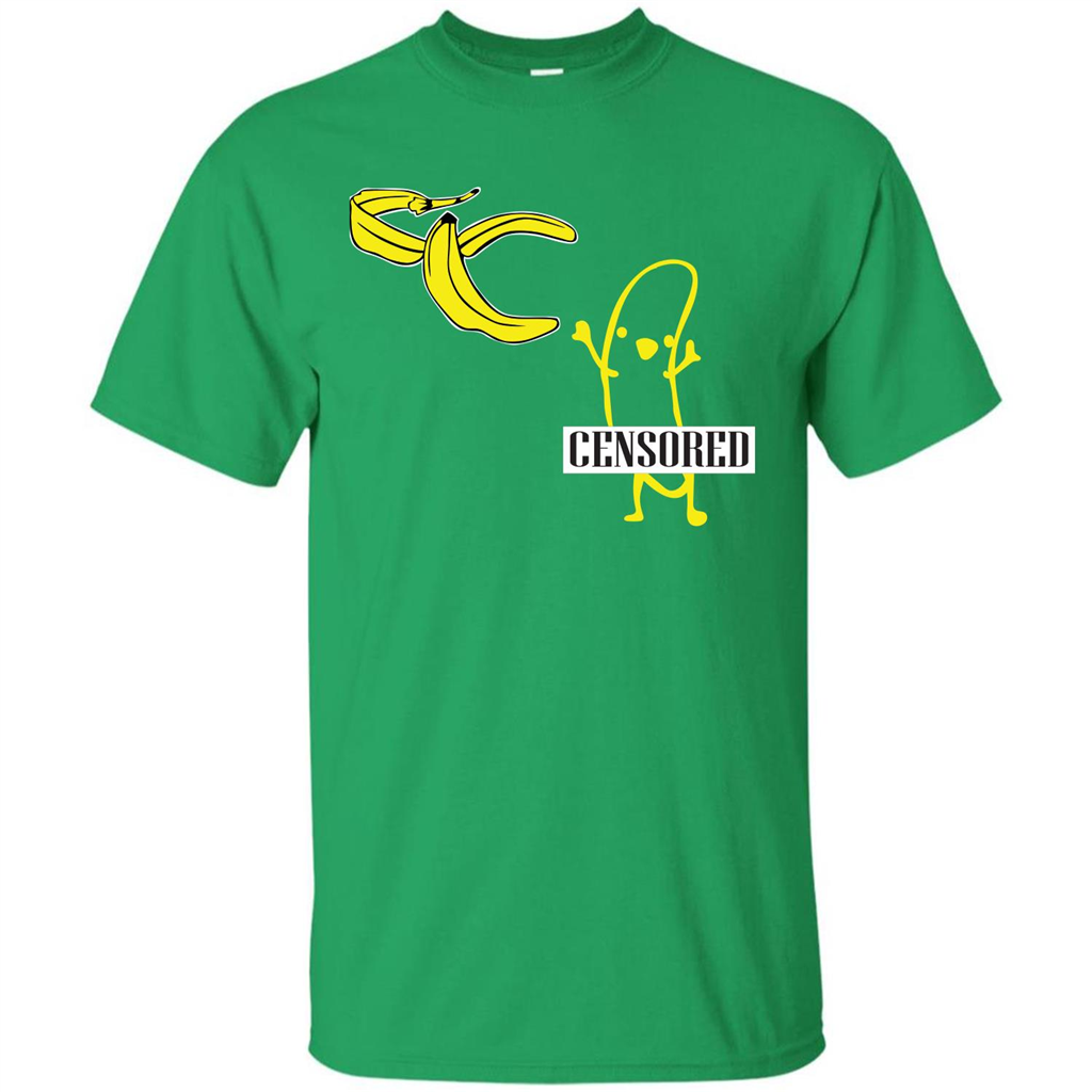 Banana T-shirt Censored T-shirt Irish Green