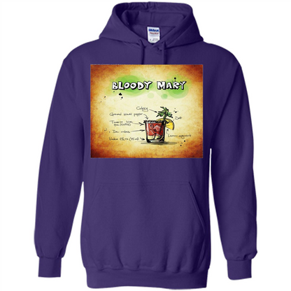 Bloody Mary Drink Recipe Alcohol Liquor Bartender T-shirt