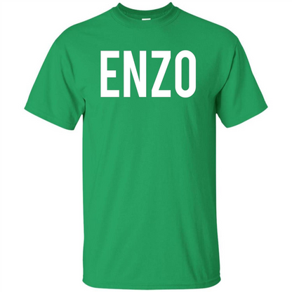 Enzo T-Shirt - Cool New Funny Name Irish Green