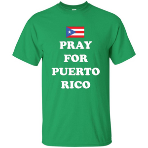 Pray For Puerto Rico Support T-Shirt