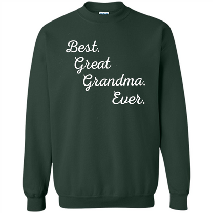 Best Great Grandma Ever T-shirt