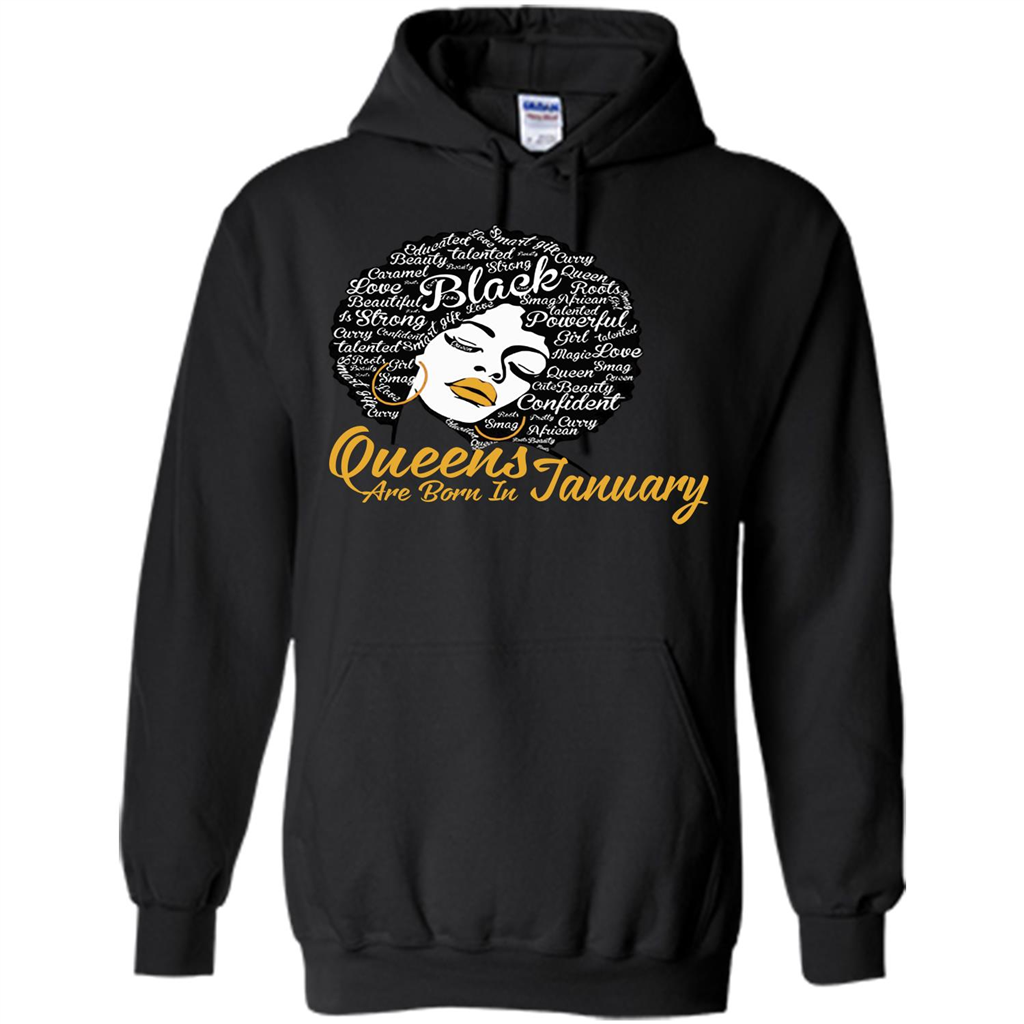 Queen Are Born In January T-shirt