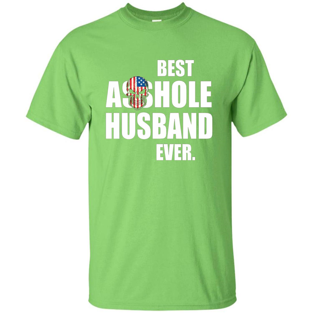 Best Asshole Husband Ever T-shirt Lime